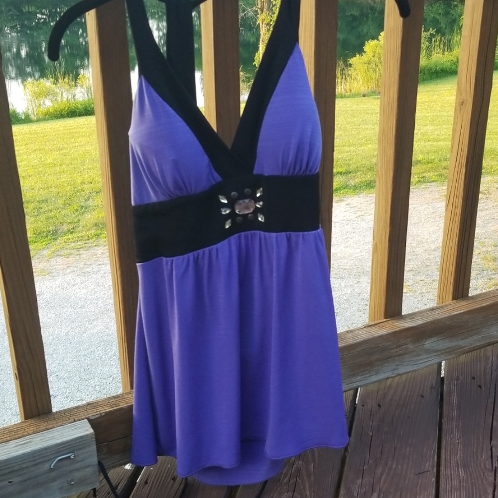 Purple tank